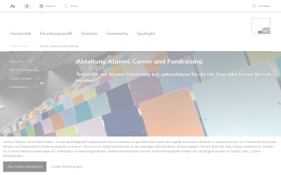 Screenshot Alumni, Career und Fundraising