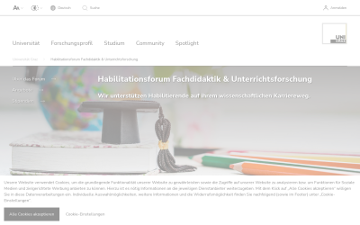 Screenshot Habilitationsforum Fachdidaktik & Unterrichtsforschung